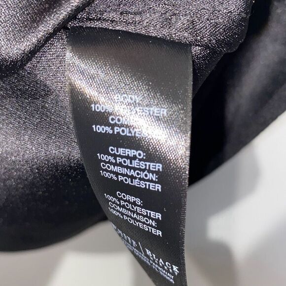 White House Black Market Women's Black Keyhole Back Sleeveless Blouse Medium - Picture 7 of 8